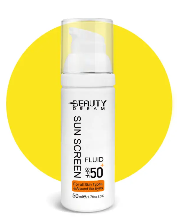 کرم ضدآفتاب ایرلس SPF50 بیوتی دریم 50میلی‌گرم | محافظت بانکی ۵ ستاره ، مقاوم در برابر آب وتعریق